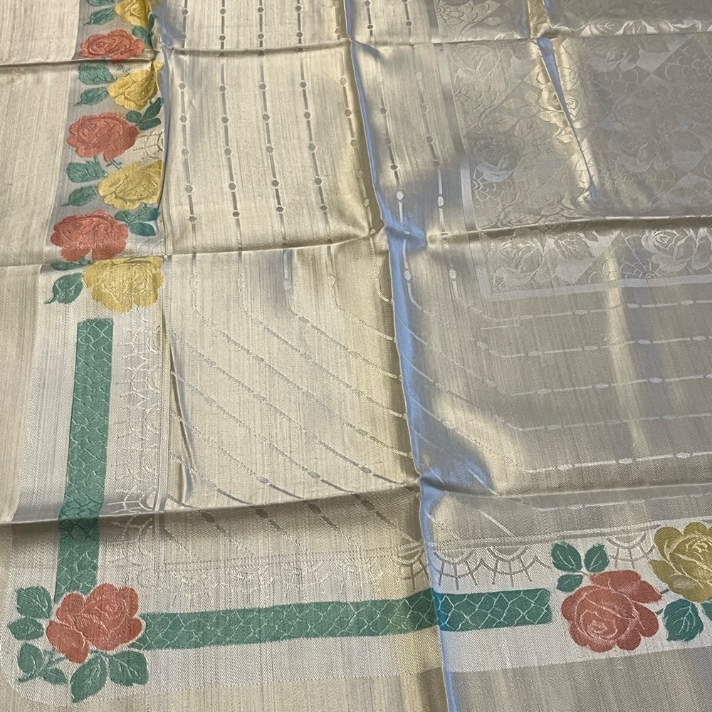 VTG No. Ireland Painted Tablecloth